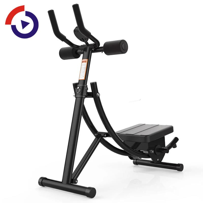 

Abdominal equipment Household folding roller coaster gym equipment, Black