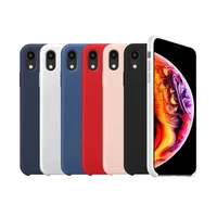 

Custom Soft Tpu Cellphone Mobile Cover Bulk Liquid Silicone Phone Case For Iphone X 8 7 6 Plus