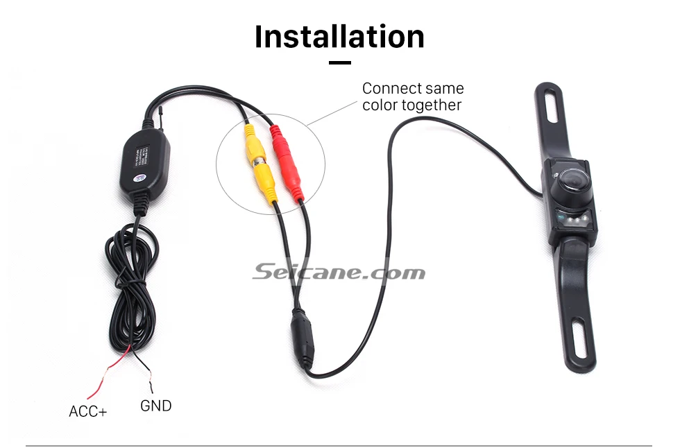 Seicane Wireless Camera for car dvd