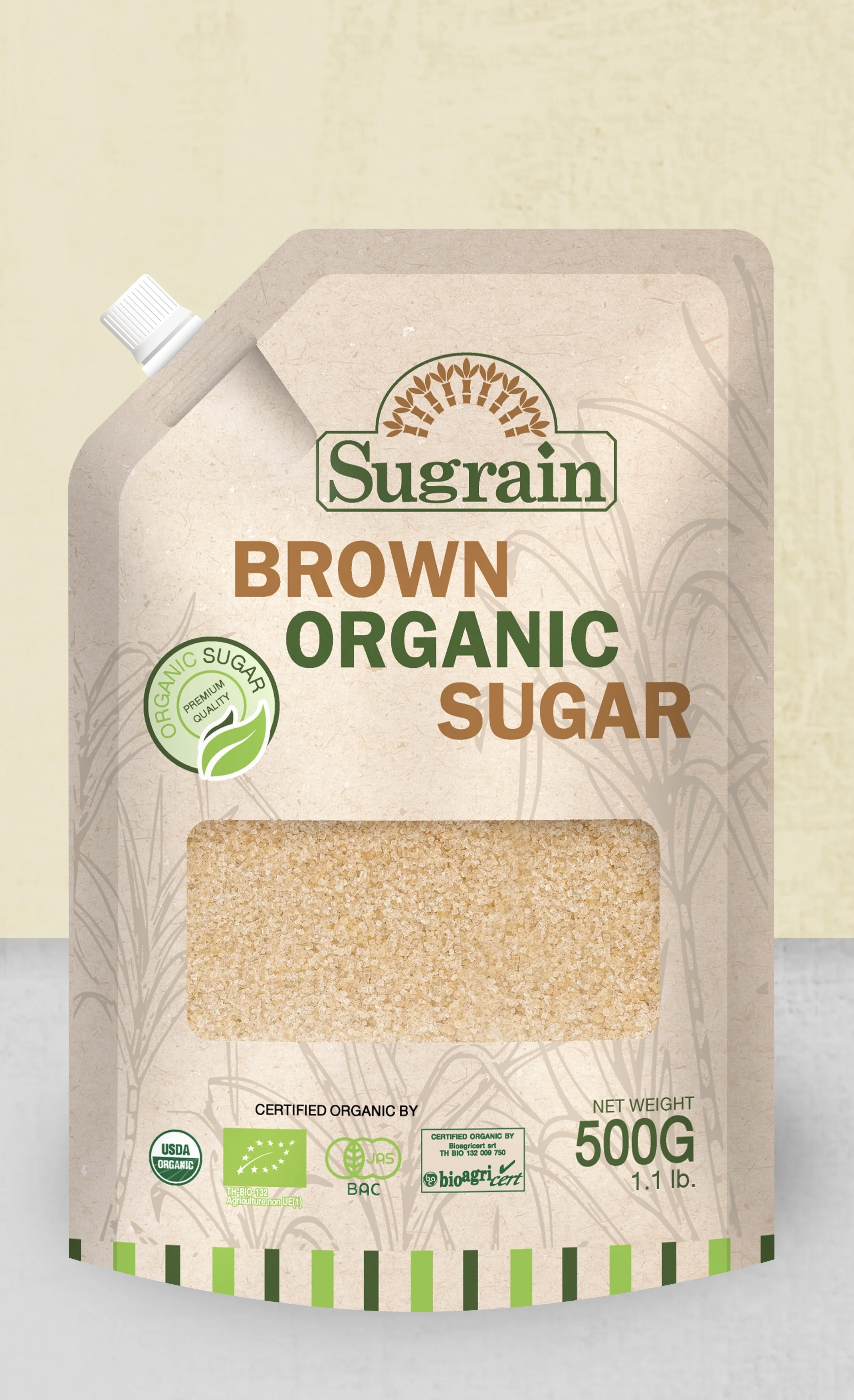 
Organic Brown Cane Sugar 