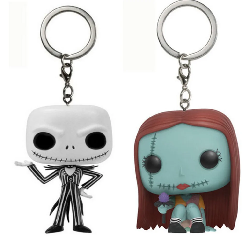 

Jack Skellington Keychain Key Ring Key Chain Charm, Colorful