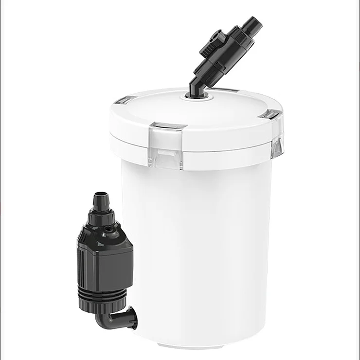 

SUNSUN HW-603B 106 GPH up to 20 Gallon Mini Aquarium external canister filter, White