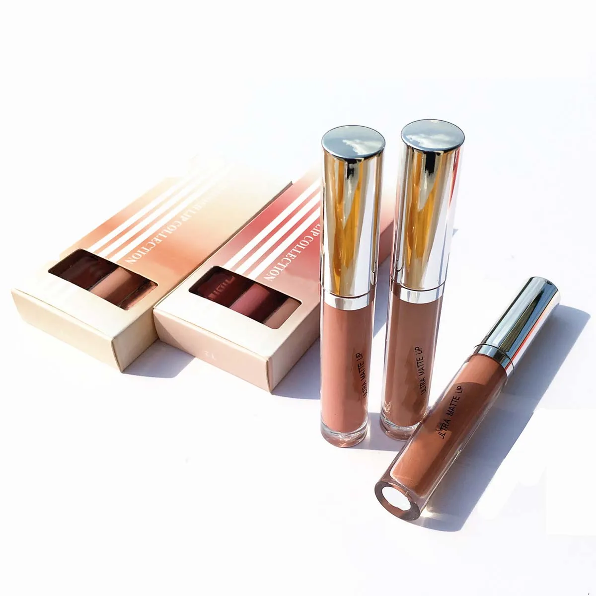 

6 Colors Liquid No Base Vegan Matte Pigment Kit Wholesale Lipgloss Clear Custom Logo Vendor Private Label Lip Gloss