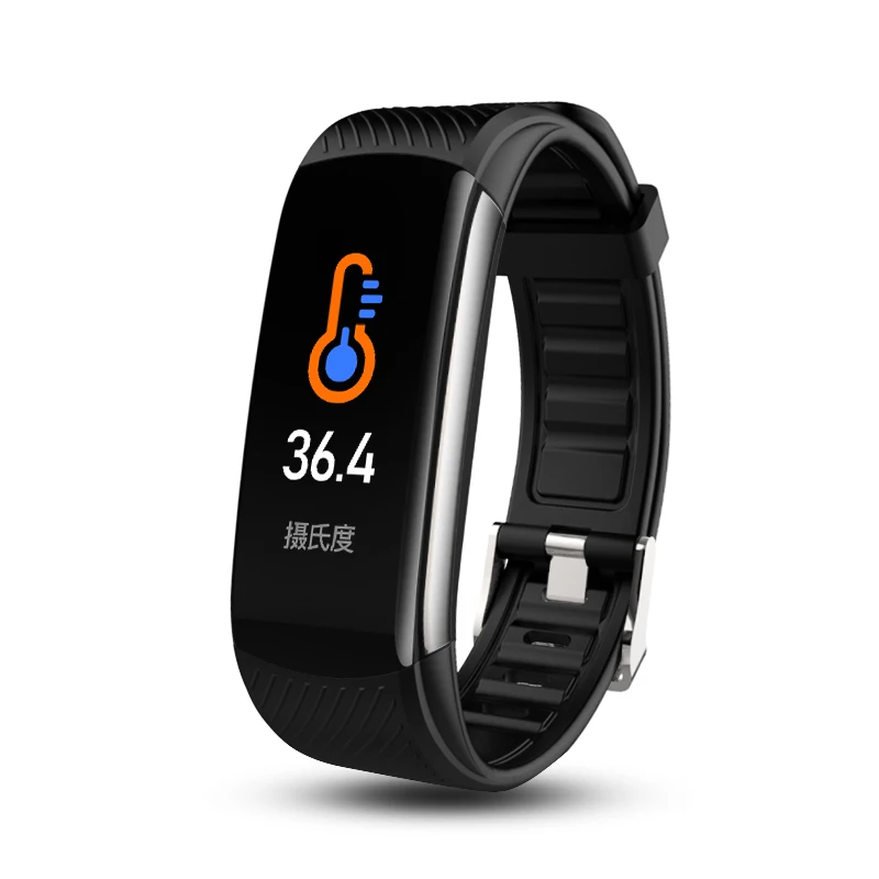 

Body temperature Health products apply to xiaomi amazfit HL-6 Android TFT touch screen NFC watch BLE4.0 USB Charger Collect data