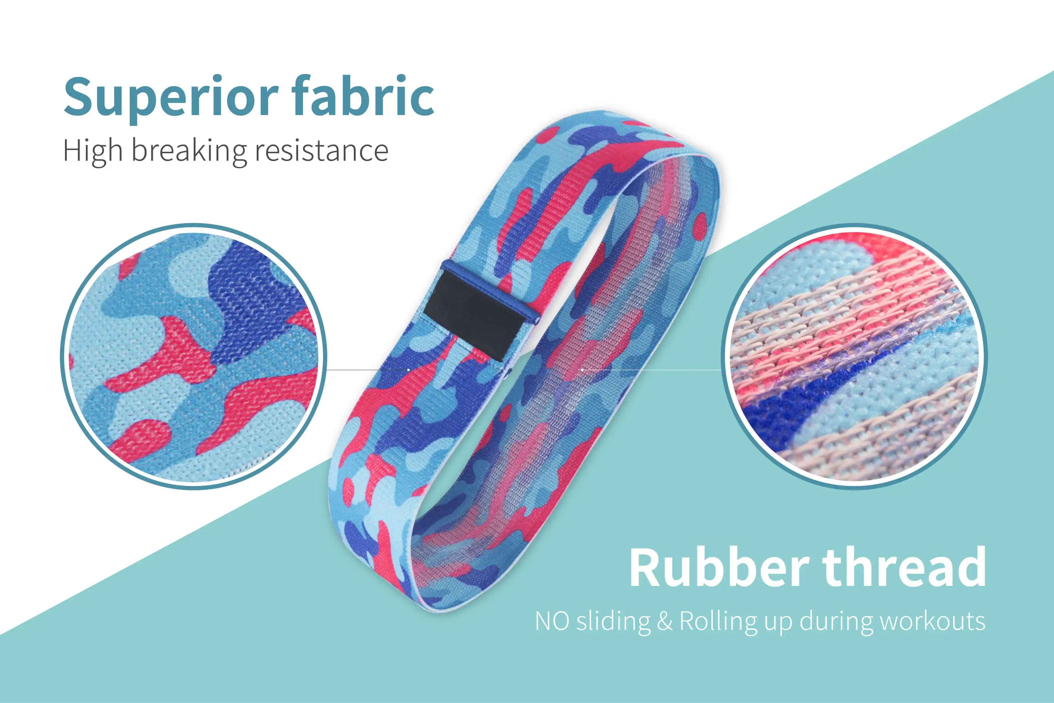 custom leg resistance band for core training