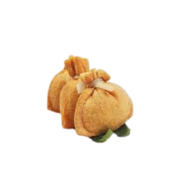 
Yuji Halal Steamboat Frozen Food Mini Chinese Lucky Bag Beancurd Filled with Surimi and Fish Roe YJLB 