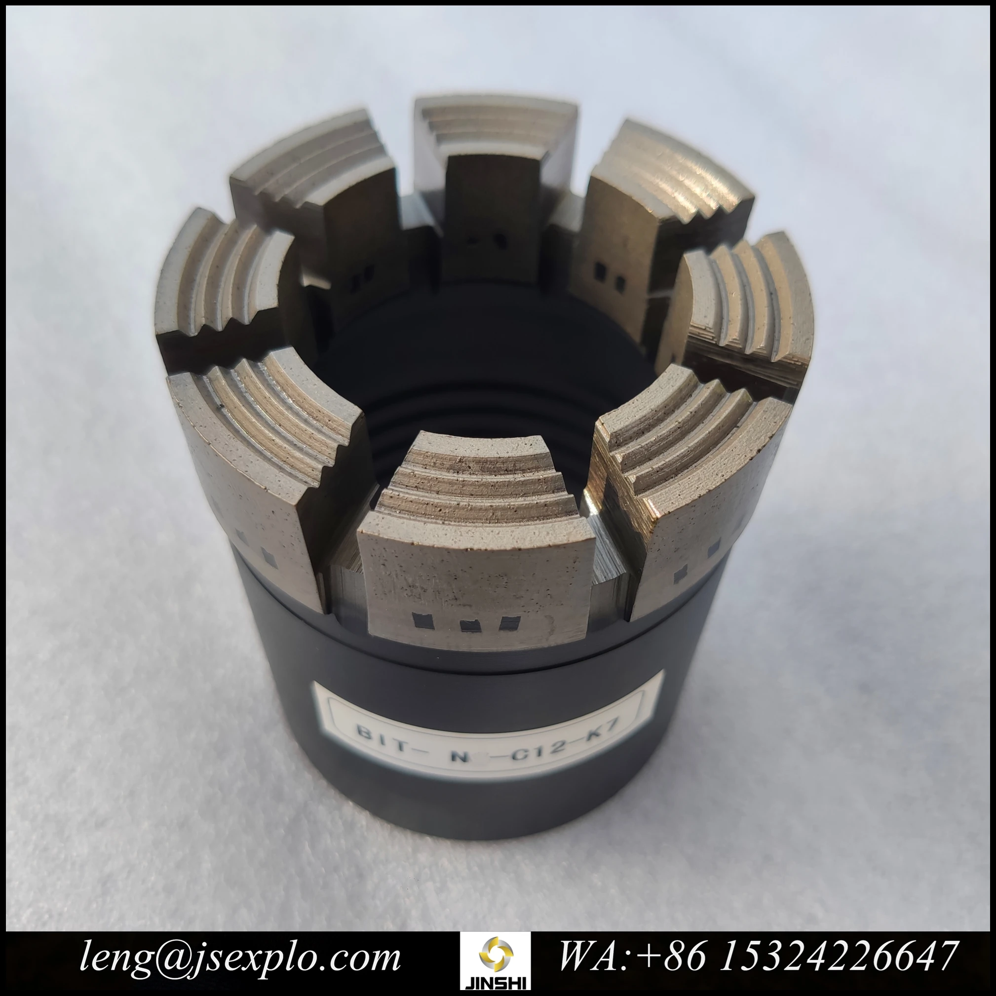 Impregnated Diamond Core Drill Bit For Mineral Exploration Drilling Geological Deep Hole Hard