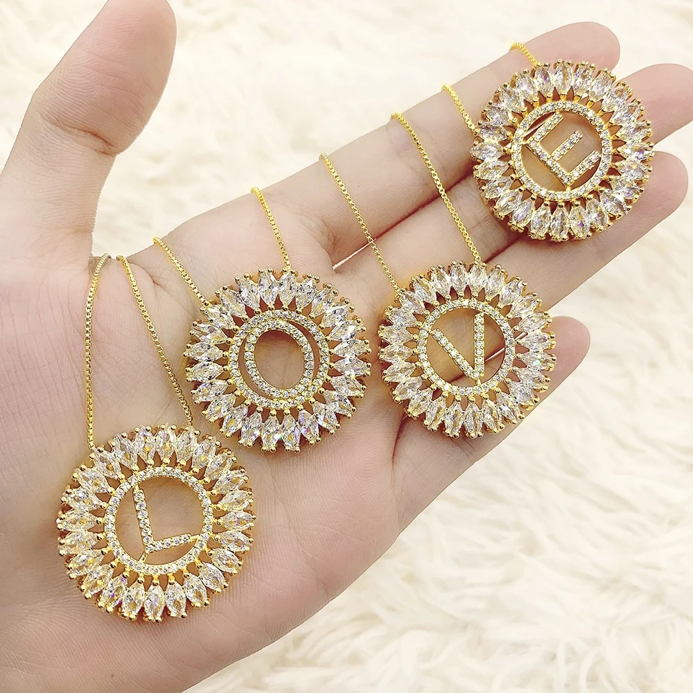 

Custom name necklace gold plated diamond letter pendant necklace hip hop jewelry, Gold,silver