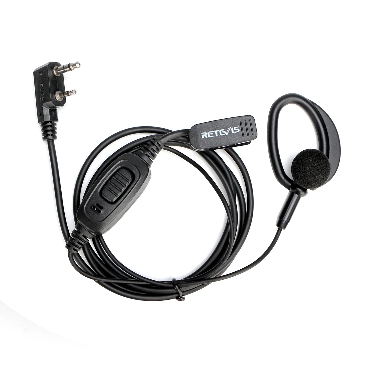 

Retevis EEK008 2pin Earhook Earpiece headset for Earhook Earpiece for Retevis RT68 RT668 Two Way Radio