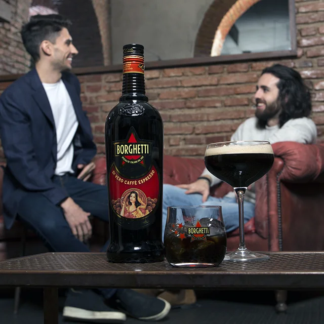 
Italian coffee liqueur 100 cl 25% Caffe Borghetti 
