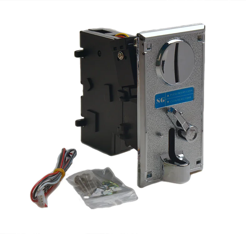 

CPU Comparable Arcade Token Coin Acceptor with Metal Front Panel Coin Acceptor for Vending Machine