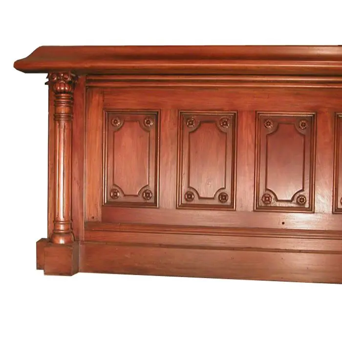 
Lion Pub Bar is the exquisite mahogany bar in a luxurious style bar furniture 