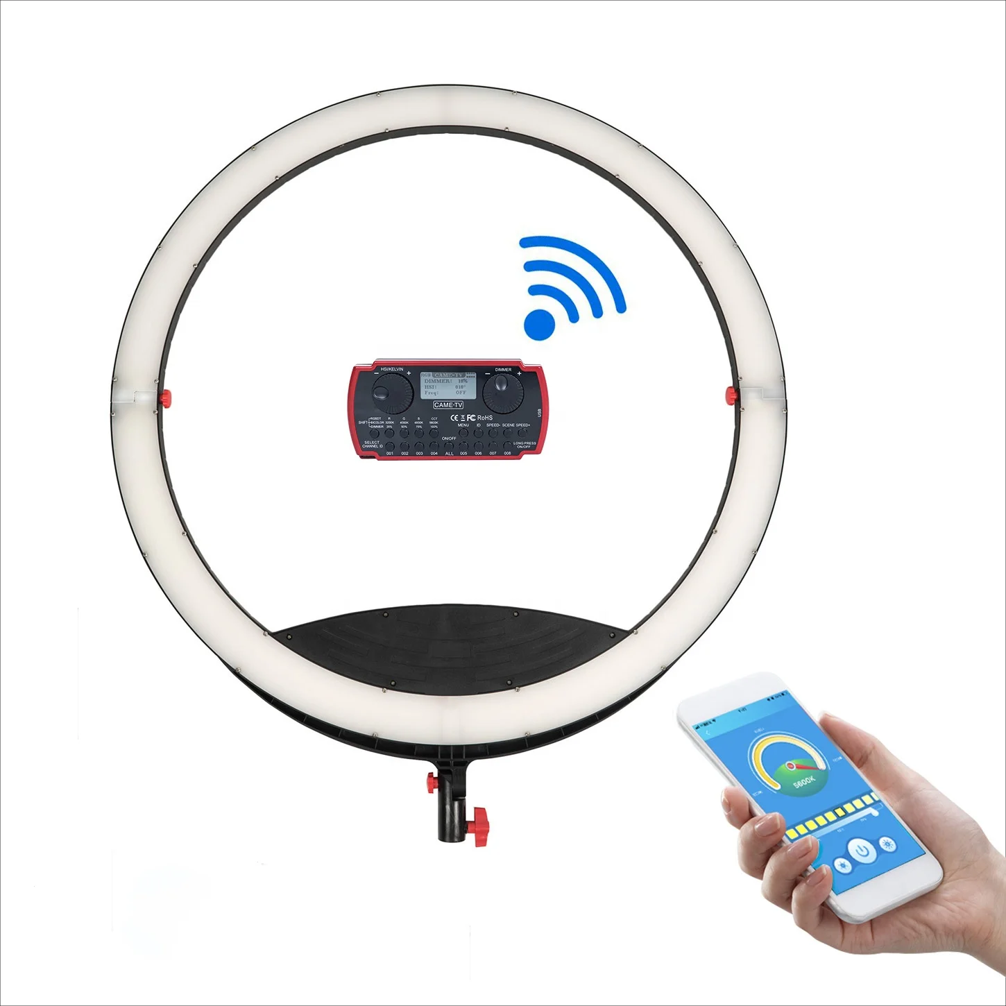 

CAME-TV Boltzen Cassiopeia Folding 30 Inch Professional Selfi LED Ring Light For Video YouTube Live TIK TOK live streaming