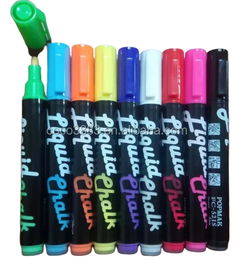 

Assorted Fluorescent color Window Chalk Marker