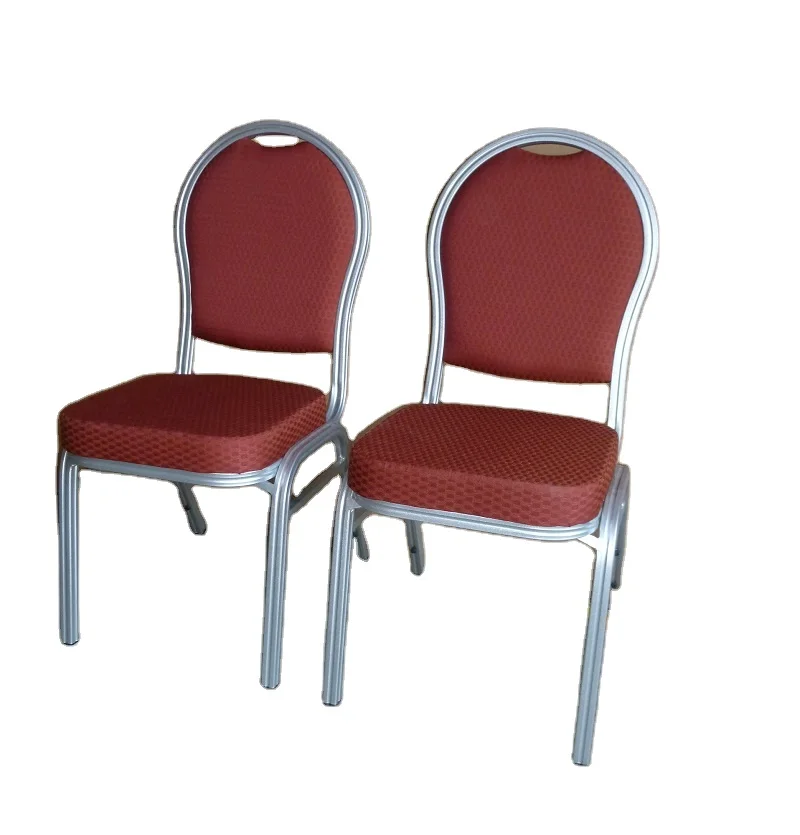 Modern Elegant Latest Design Aluminium Stacking Banquet Side Chair