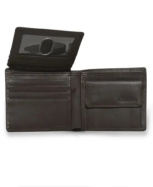 bifold wallet with coin pocket