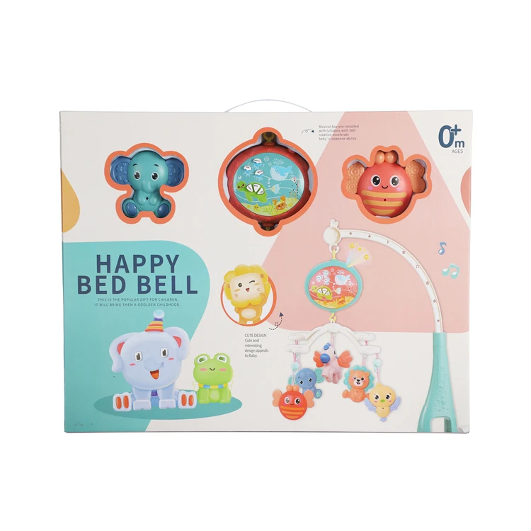 
Modern Bedside Rotating Sea Projection Music Box Baby Bed Bell Toy Baby Toys For Newborn Infant H129828 