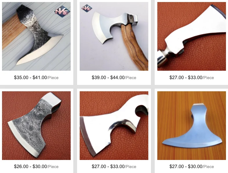 Wholesale Quality Handmade High Carbon Steel Axe Head Viking Axe