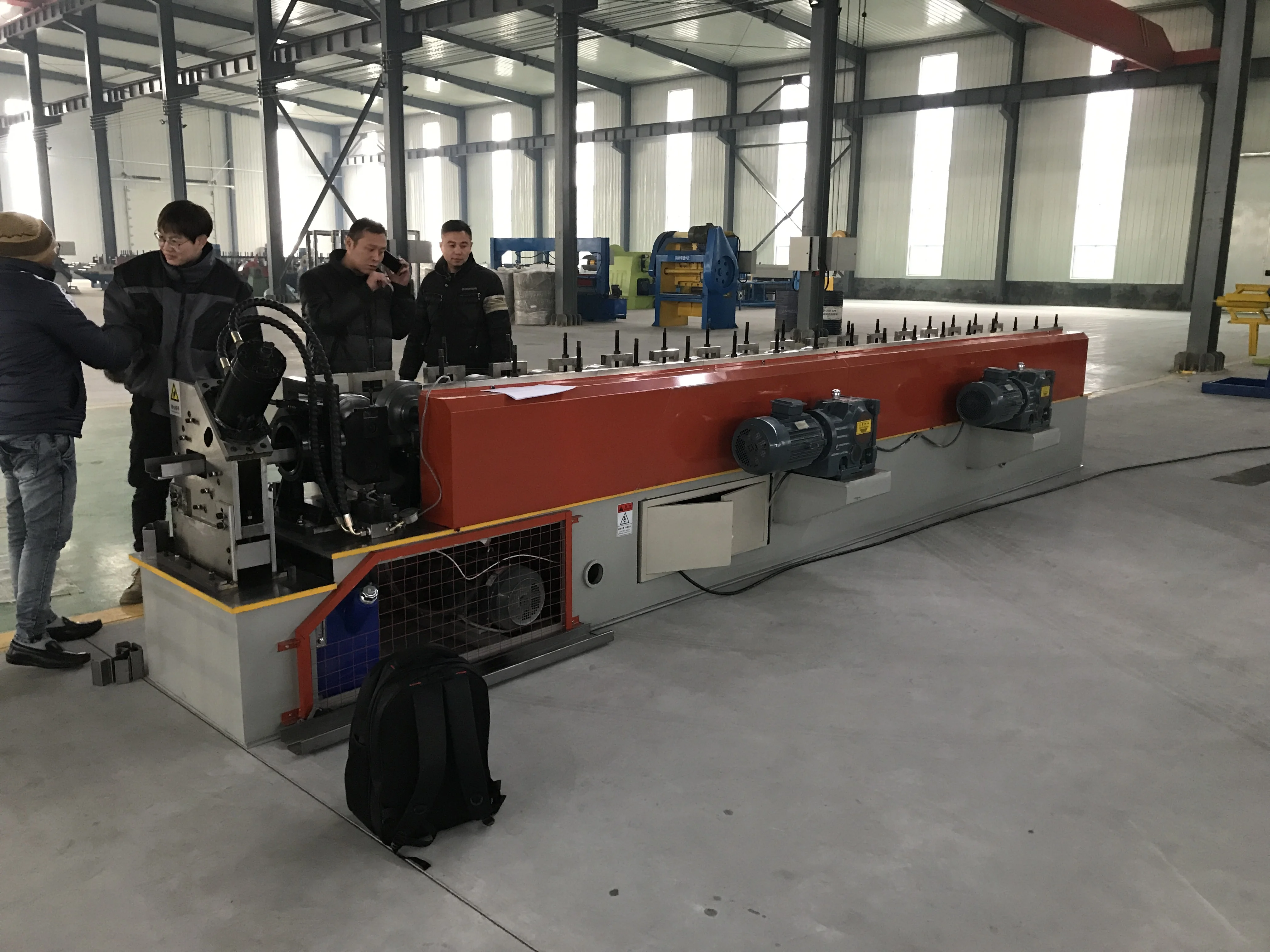 Factory Directly Supply Metal Steel Sheet Door Frame Roll Forming Machine