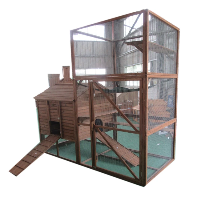 

PET luxury cheap wooden pet animal cat houses Play Enclosure Large Run for Catio Lounging Condo Area Sleeping, Customized color