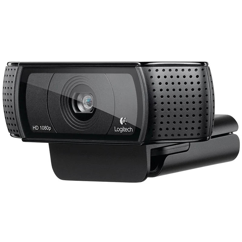 

Original Logitech Webcam C920 Pro HD 1080P Web Cam USB Camera for Laptops C920pro, Black