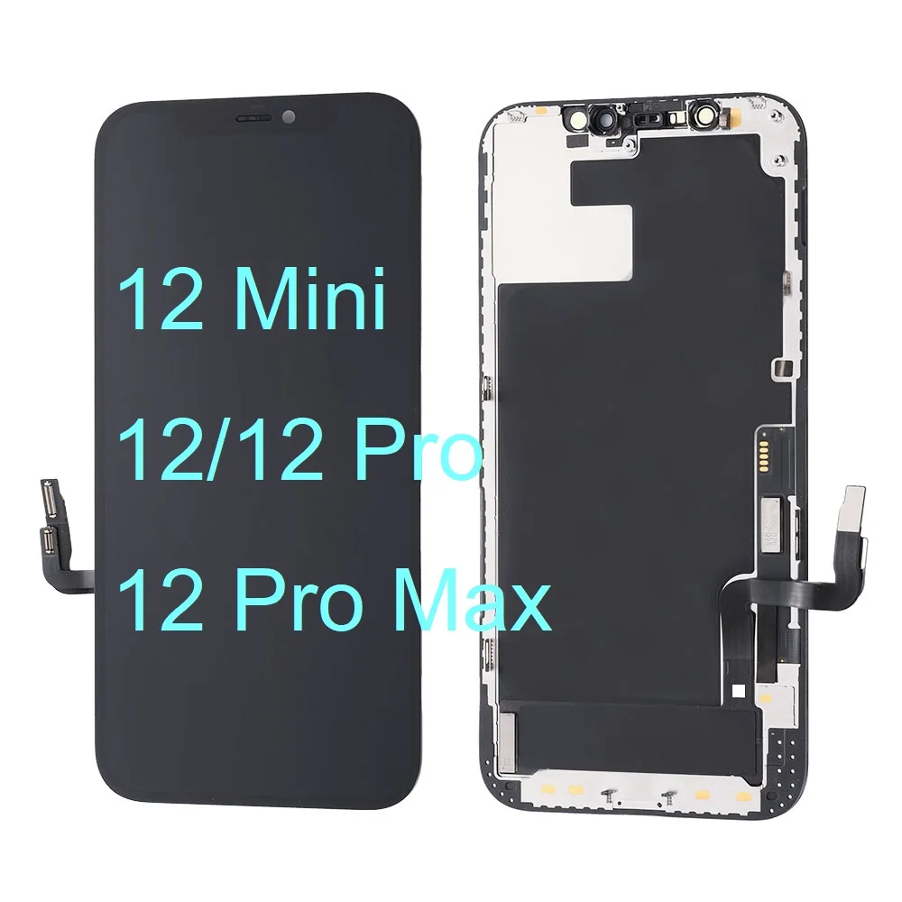 

Wholesale Price for iPhone 12 Pro 12 Mini 12 Pro Max OEM OLED TM Incell LCD Touch Screen With Glass Digitizer Assembly Parts