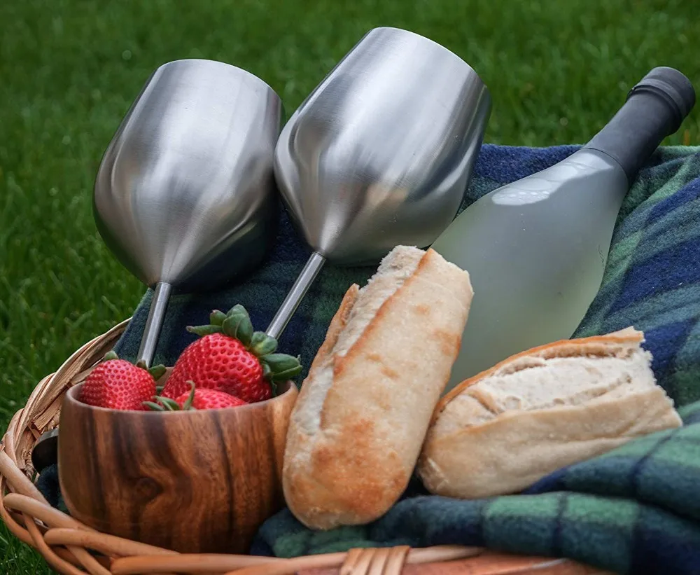 Etched Copper Stemless Wine Glasses Stainless Steel Tumblers,12oz Cups