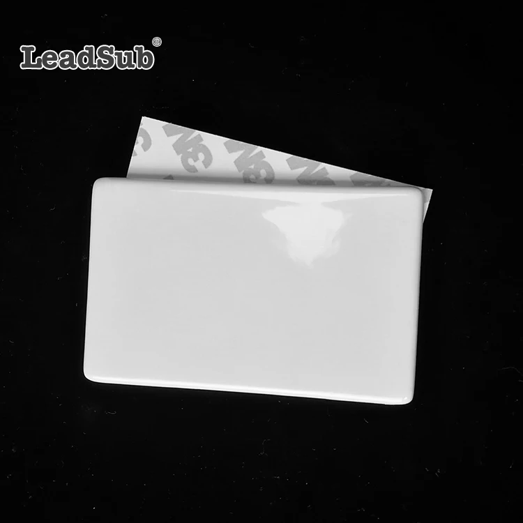 

Leadsub Promotional Blank Rectangle Shaped Ceramic tile Fridge Magnet for Sublimation, White