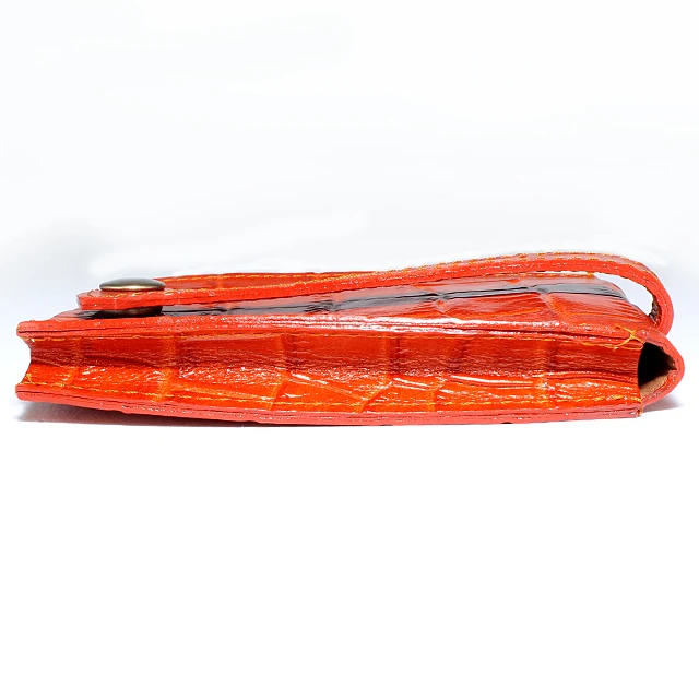 
Key Holder made in Japan with Crocodile Embossed Genuine Leather 