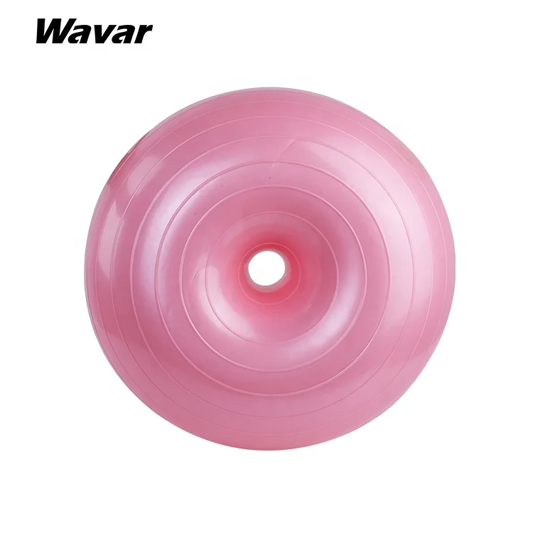 

Hot selling gym fitness balance workout exercise donuts yoga ball for Fitness Exercise, Silver