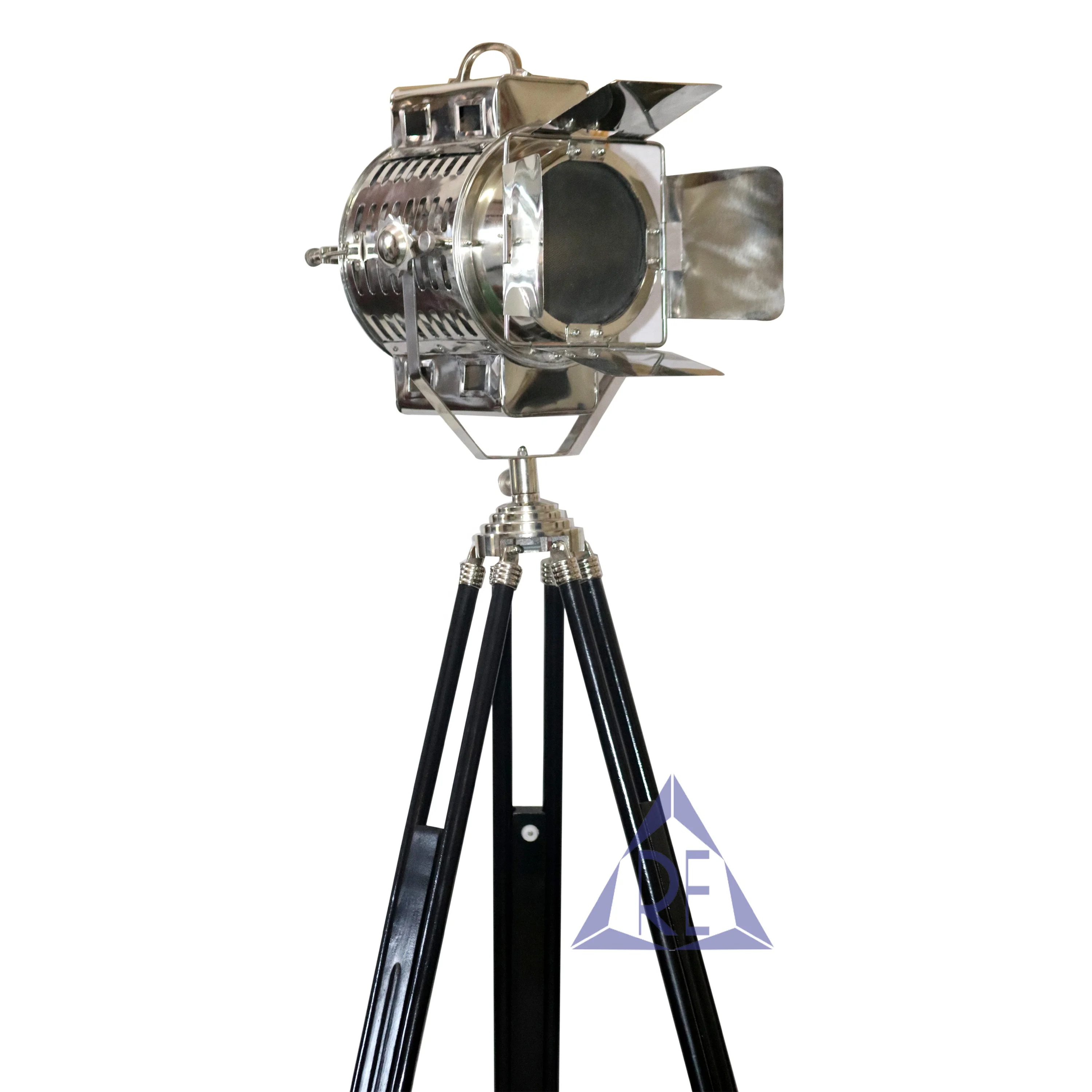 Nautical Hollywood Spotlight Floor Lamp Tripod Stand Home & Office ...