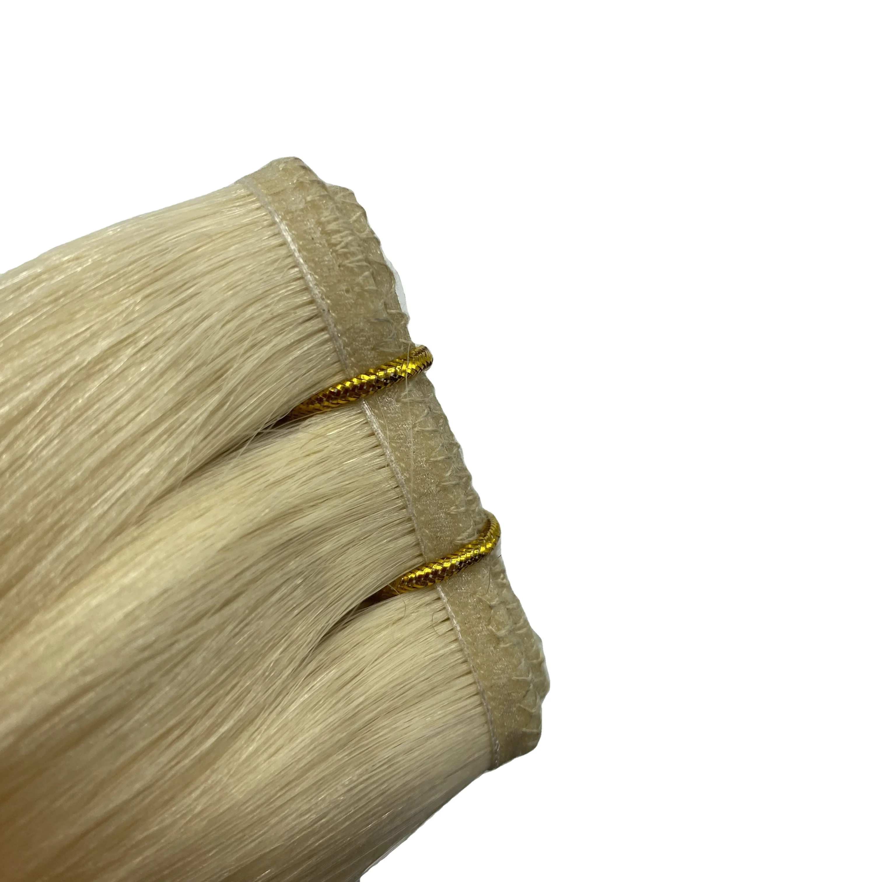 

Wholesale price Human Hair Flat weft Extension high quality full color humanhair 100% cuticle intact, Natural colors