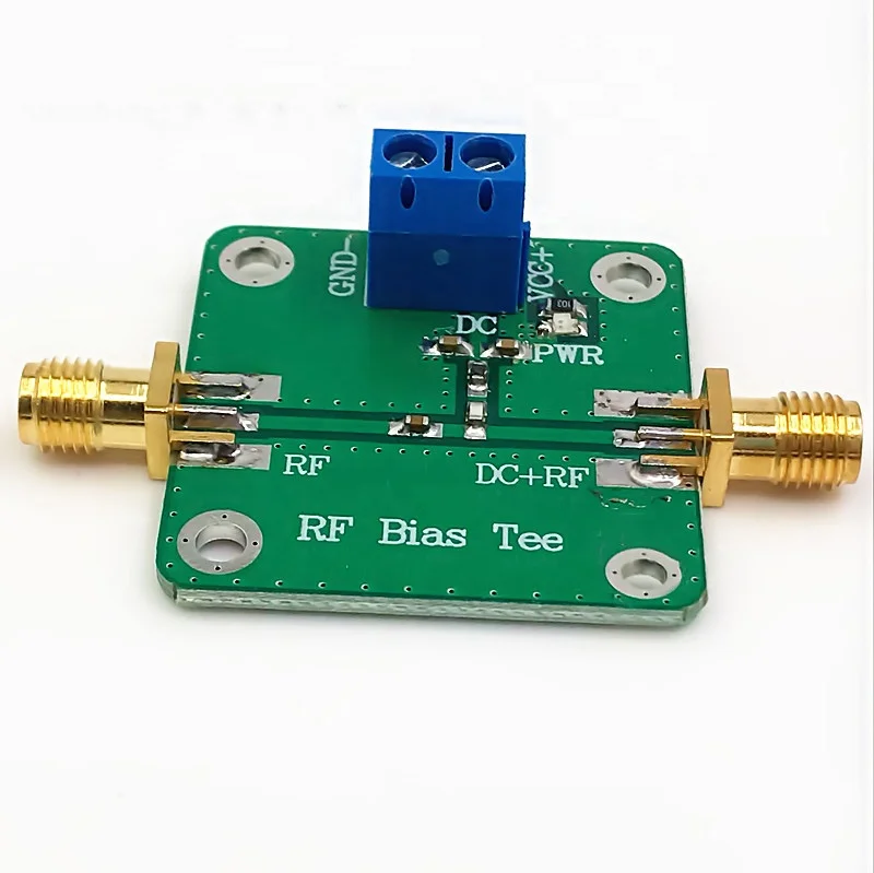 
Taidacent RF Microwave Bias Active antenna RF Power Supply Mains DC blocker DC Feed RF Bias Tee 10 6000MHz Amplifier DC Bias  (62012876775)