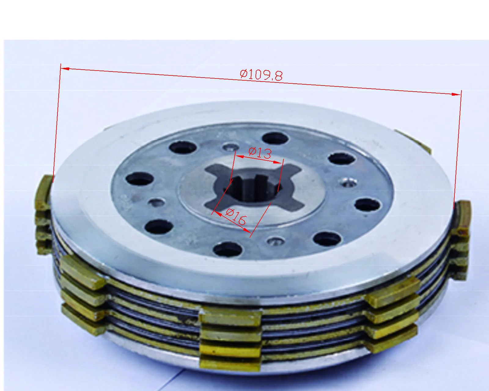 
Taizhou Yizhao Motorcycle Clutch Assembly Series---model number YMH-125 