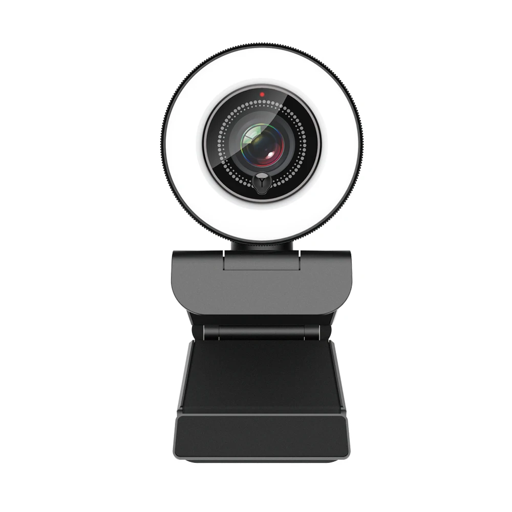 

Factory H.264 2MP 1080P 30FPS ringlight webcam with microphone USB stream internet camera for pc