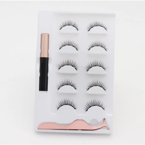 

Magnetic Eyelashes With Eyeliner Pen Magnet Lash Easy Apply Personal Design Logo Box Customizing Wholesale Direct Supply Samples
