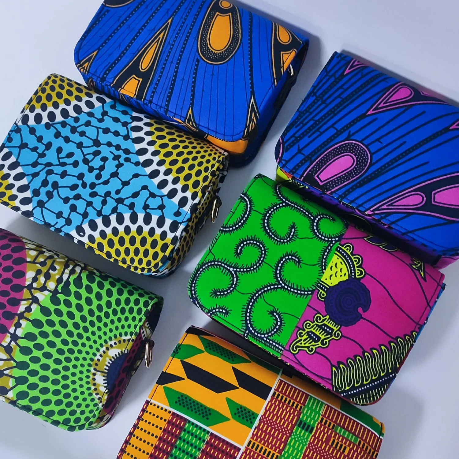 

2021 African Handbag Women Accessories Wax Fabric High Quality Wholesale, As pictures or customized