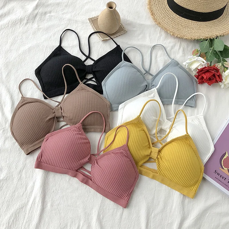 

2020 Wholesale Women Fashion Seamless Bra Ladies Casual Non-wired Bra