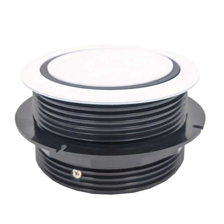 
2020 Latest 10W White Desktop Embedded Qi Fast Wireless Phone Charger USB Ports 