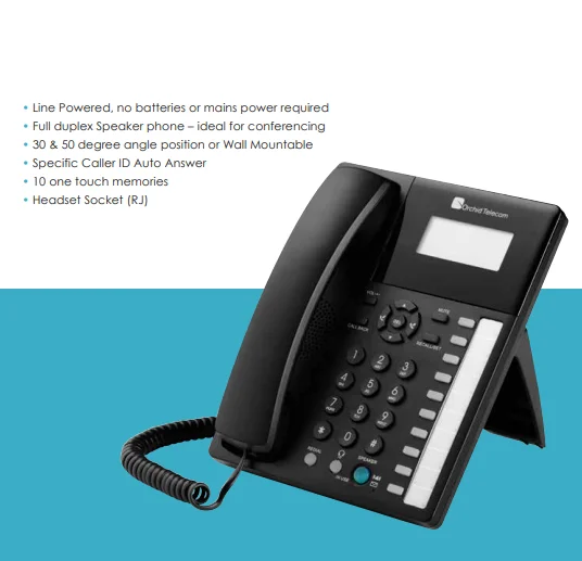 landline phone with headset socket