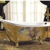 Luxury enameled bathtub adult freestanding tub bath