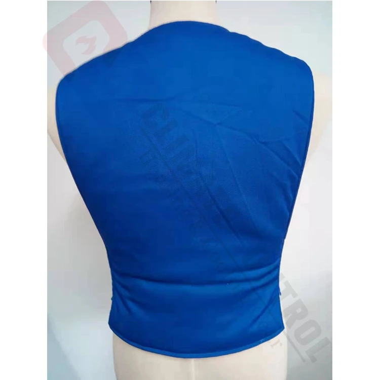 Phase Change Materials Pcm Cooling Vest With Ice Pack Replacement