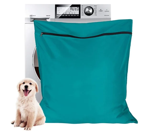 

Laundry Bag Stops Pet Hair Blocking The Washing Machine Big Size Wash Bag Ideal for Dog Cat Horse Hair Remover Safely, Nature/customized color