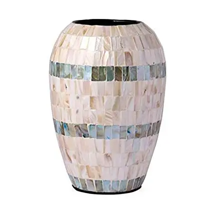 
Home decor mother of pearl tall plant vase for wedding decoration wholesale 