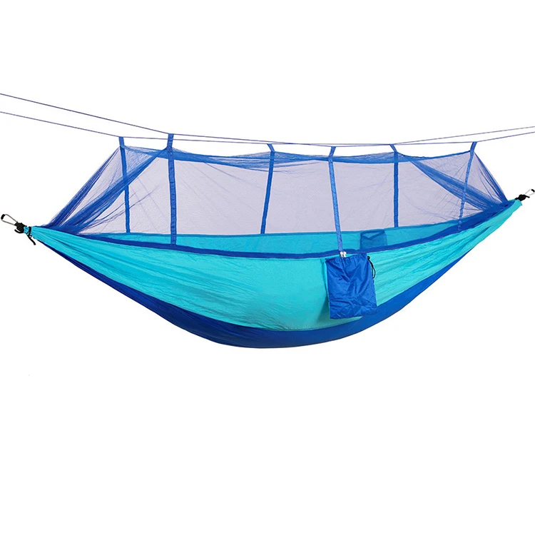 

Kinouwell Travelling Camping Outdoor Windproof Hammock Army Camping Mosquito Net Hammock, Green, blue, pink, black, gray, custom