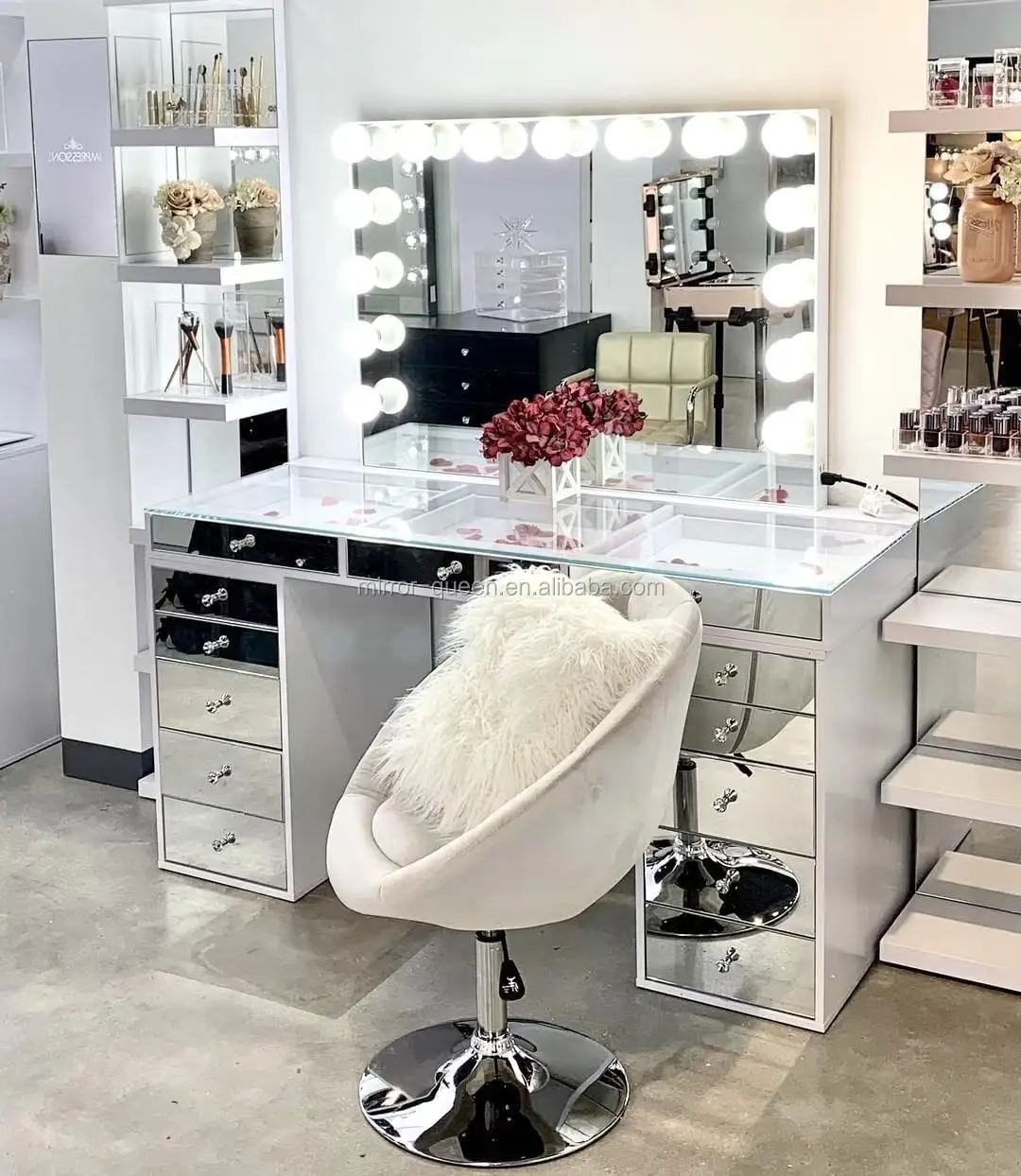 
makeup working table dressing table with drawers wooden vanity table with led makeup mirrors bathroom hair styles lighted mirror 