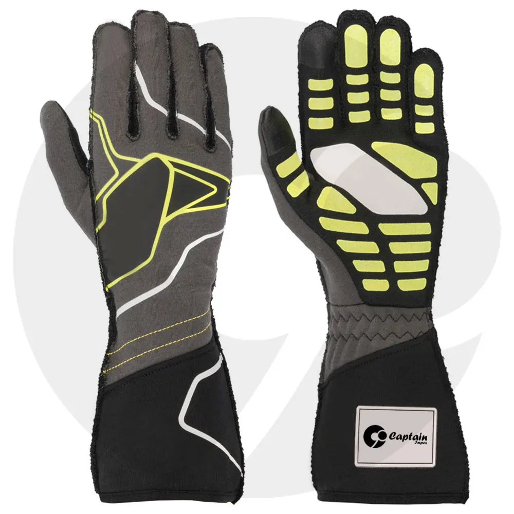 
Long Cow Split Cuff Heavy Duty GO Kart Racing Gloves GO Kart Racing Gloves In Different Size 