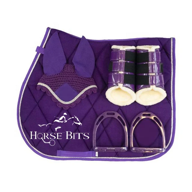 Perpule Color Saddle Pad Sets,Hologram Saddle Pad Sets,Different Colors