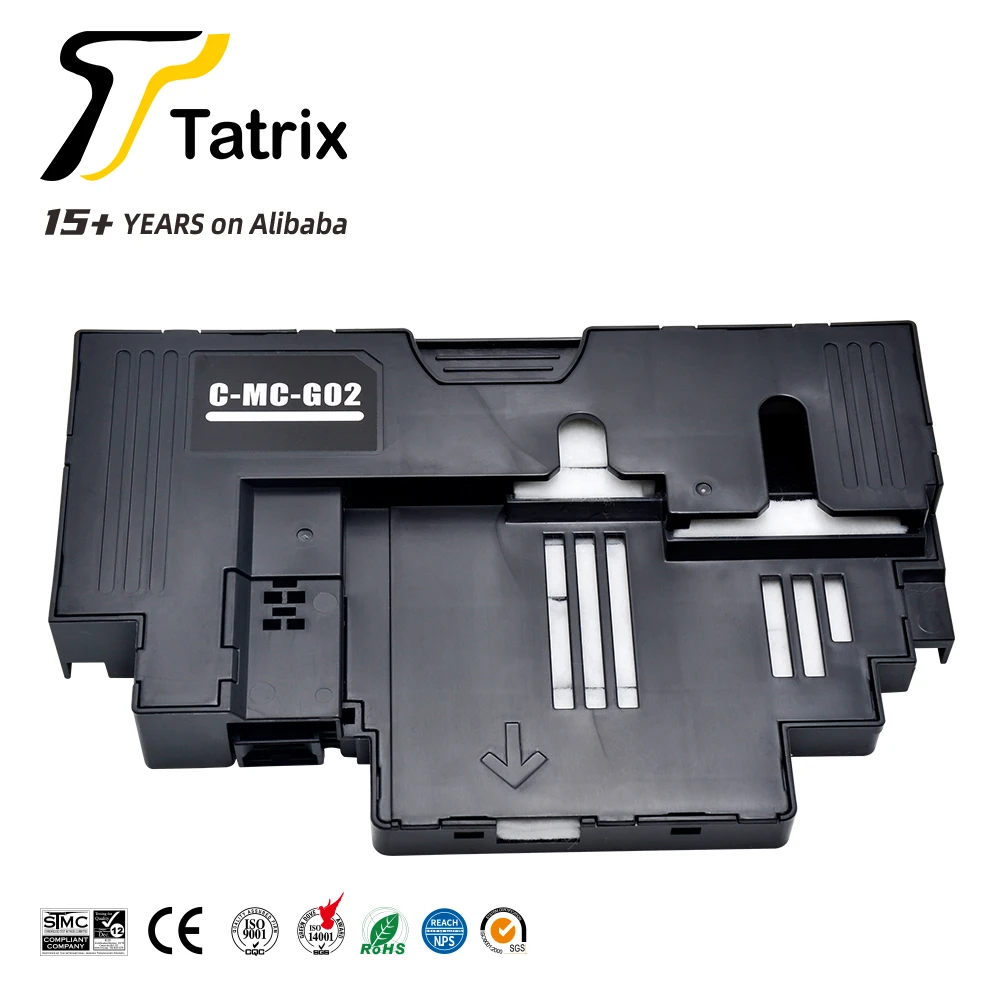 

Tatrix RTS With Chip MC-G02 Ink Maintenance Box MCG02 mc-g02 maintenance tank for Canon G2160 G3160 G1220 G1420 etc. MC-G02 Chip