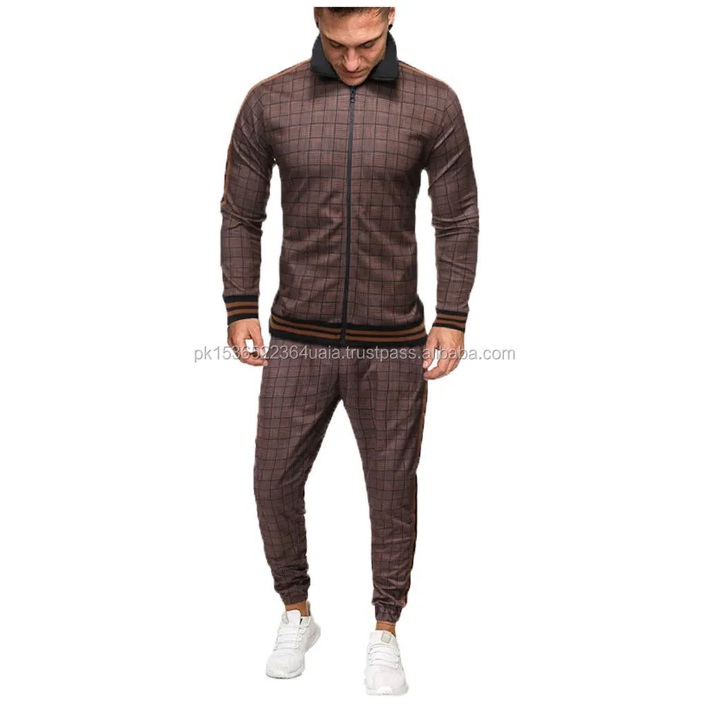 brown jogging suit